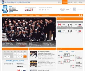 Worldjunior2013.com(International Ice Hockey Federation IIHF) Screenshot