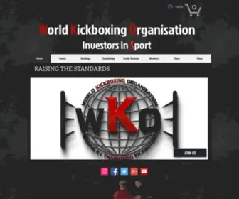 Worldkickboxingorganisation.org(World K) Screenshot