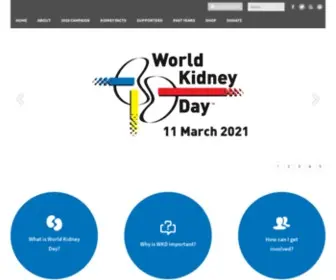 Worldkidneyday.org(World Kidney Day) Screenshot
