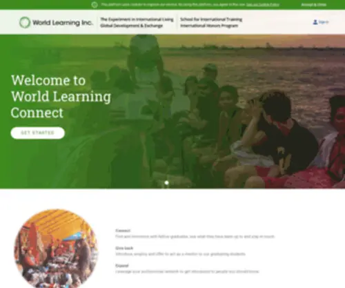 Worldlearningconnect.org(World Learning Connect) Screenshot