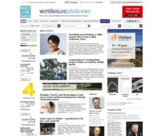 Worldleisurejobs.com(Leisure Jobs & News for the worldwide Leisure Industry) Screenshot