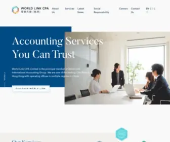 WorldlinkcPa.com(World Link CPA Limited) Screenshot