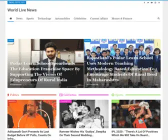 Worldlivenews.co.in(Worldlive News) Screenshot