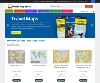 Worldmapstore.com(Buy wall maps) Screenshot