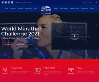 Worldmarathonchallenge.com(World Marathon Challenge) Screenshot