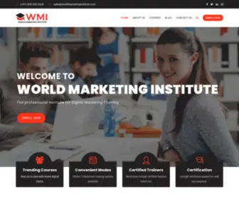 Worldmarketinginstitute.com(WordPress) Screenshot