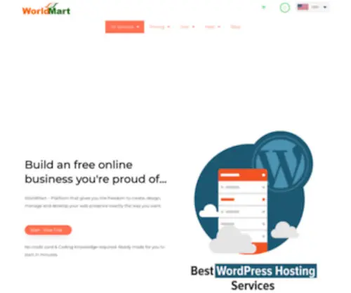 Worldmart.in(Build An Free Online Business) Screenshot