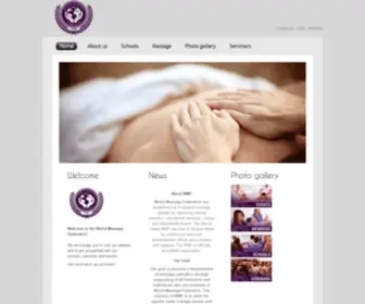 Worldmassagefederation.com(World Massage Federation) Screenshot