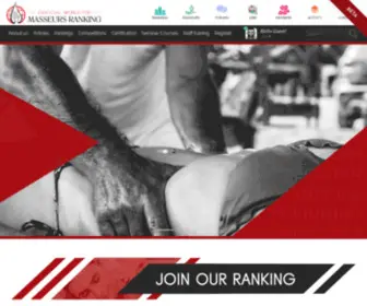 Worldmasseursranking.com(OFFICIAL WORLD TOP MASSEURS RANKING) Screenshot