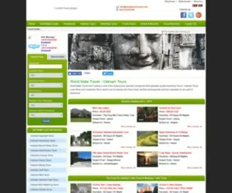 Worldmatetravel.com(Vietnam travel agent) Screenshot