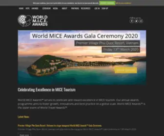Worldmiceawards.com(World MICE Awards) Screenshot