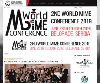 Worldmime.org(World Mime Organisation) Screenshot