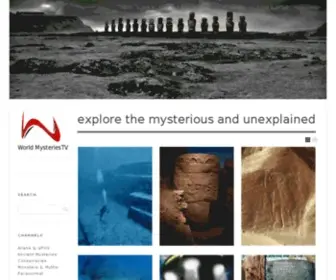 Worldmysteries.tv(World Mysteries) Screenshot