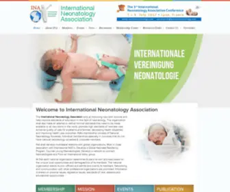 Worldneonatology.org(International Neonatology Association) Screenshot