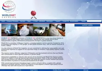 Worldnetexpress.co.za(Domestic Solutions for Rhenus Express) Screenshot