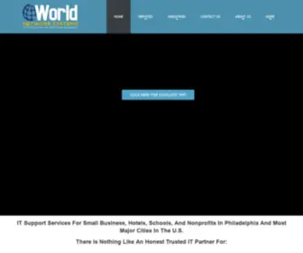 Worldnetworksystems.com(IT Support Services for Hotels) Screenshot