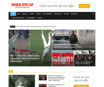 Worldnewskp.com(WORLD NEWS KP) Screenshot