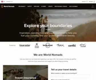 Worldnomads.co.uk(World Nomads) Screenshot