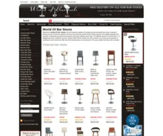 Worldofbarstools.com(Bar Stools for homes and businesses at unbeatable prices) Screenshot