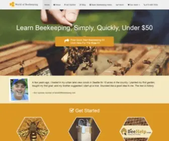 Worldofbeekeeping.com(World Of Beekeeping) Screenshot