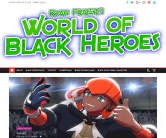 Worldofblackheroes.com(Dedicated to Black superhero News) Screenshot