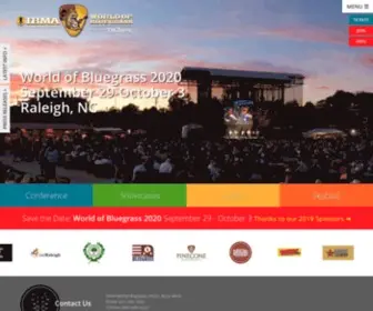 Worldofbluegrass.org(IBMA 2020 Virtual World of Bluegrass) Screenshot