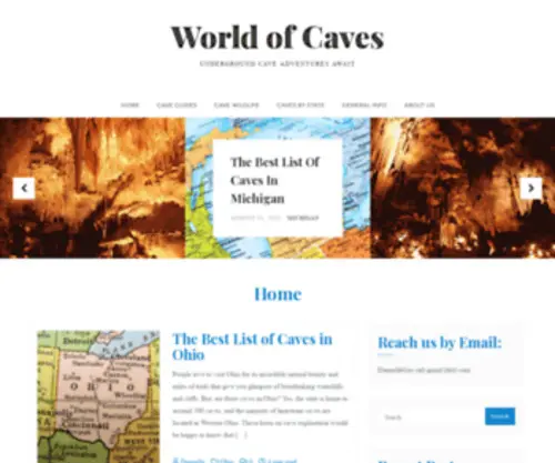 Worldofcaves.com(World of Caves) Screenshot