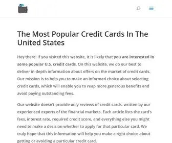 Worldofcreditcards.com(Discover reviews of the most popular U.S. credit cards for any credit. Each of the articles) Screenshot