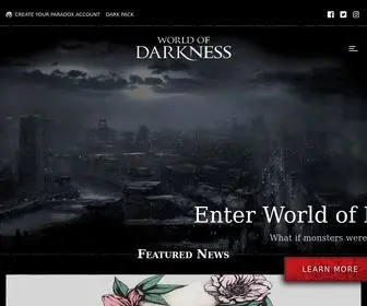 Worldofdarkness.com(World of darkness) Screenshot