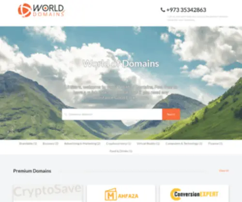 WorldofDomains.com(World Of Domains) Screenshot