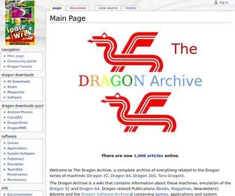 Worldofdragon.org(The Dragon Archive) Screenshot