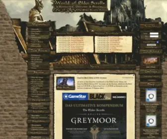 Worldofelderscrolls.de(Skyrim, Oblivion, Morrowind) Screenshot