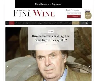 Worldoffinewine.com(World Of Fine Wine) Screenshot