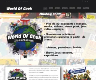 Worldofgeek.fr(Le rassemblement des geeks) Screenshot