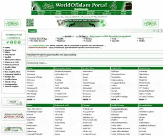 Worldofislam.info(World Of Islam Portal) Screenshot