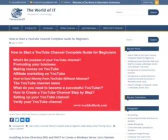 Worldofitech.com(This blog) Screenshot