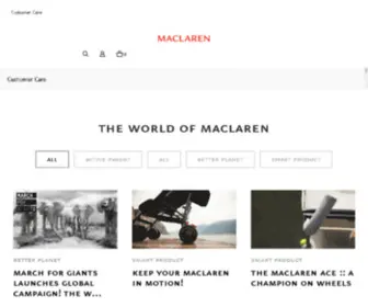 Worldofmaclaren.com(Maclaren®) Screenshot