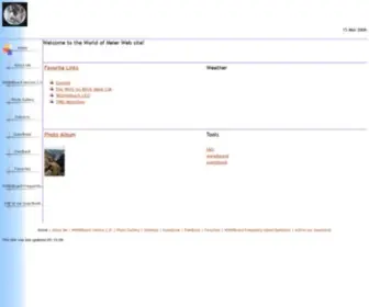 Worldofmeier.com(My Web site) Screenshot