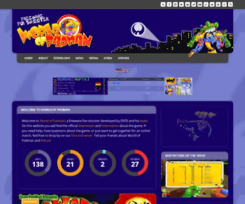 Worldofpadman.com(A Freeware Fun Shooter) Screenshot