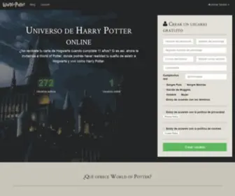 Worldofpotter.es(Universo Harry Potter) Screenshot