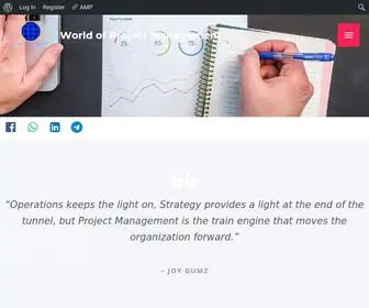Worldofprojectmanagement.com(World of Project Management) Screenshot