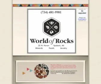 Worldofrocks.com(World of Rocks) Screenshot