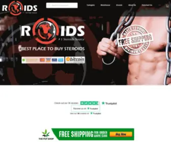 Worldofroids.com(The worlds #1 steroids source) Screenshot