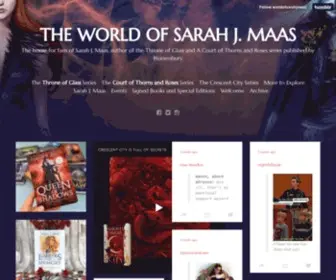 WorldofsarahJmaas.com(THE WORLD OF SARAH J) Screenshot