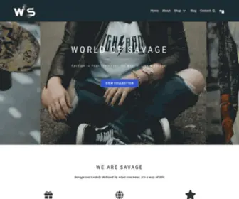 Worldofsavage.com(Home) Screenshot