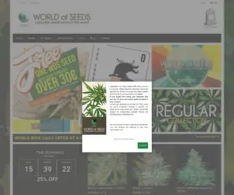 Worldofseeds.com(Cannabis seeds) Screenshot
