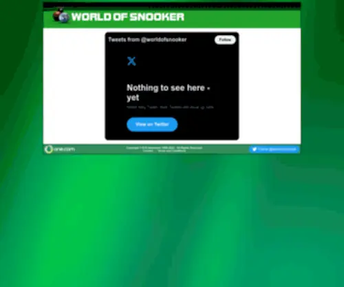 Worldofsnooker.co.uk(World Of Snooker) Screenshot