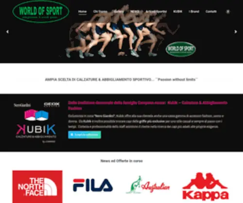 Worldofsport.it(Abbigliamento casual e sportivo delle migliori marche) Screenshot