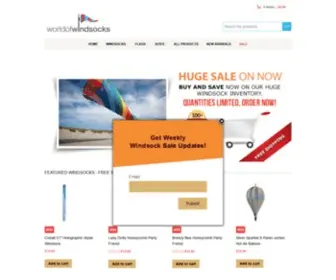 Worldofwindsocks.com(World of Windsocks) Screenshot