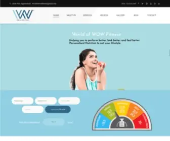 Worldofwowfitness.com(Online Nutrition and Fitness Consultation in India and abroad) Screenshot